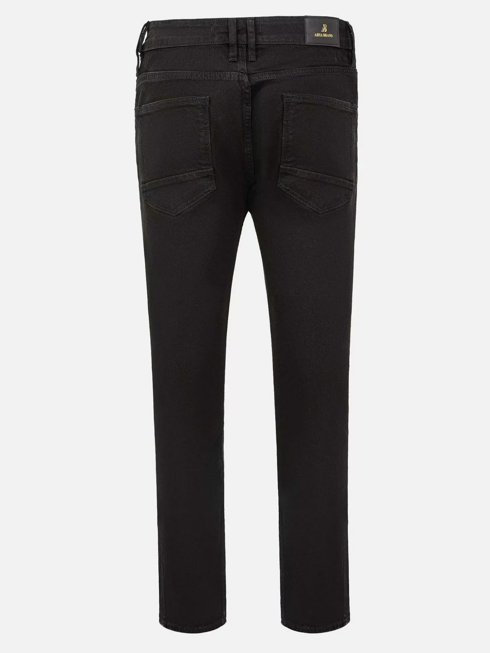 Wam Denim Jeans|Advent Stretch Slim Fit Black Jeans