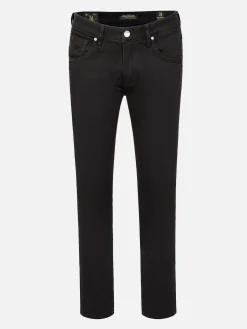 Wam Denim Jeans|Advent Stretch Slim Fit Black Jeans