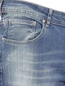 Wam Denim Jeans|Albaric Faded Slim Fit Light Navy Jeans