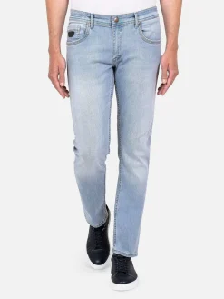 Wam Denim Jeans|Alexia Faded Blue Slim Fit Jeans