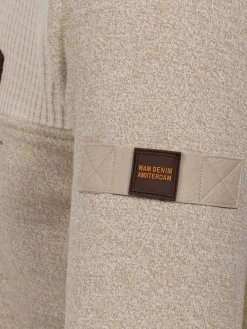 Wam Denim Vesten|Altena Beige Vesten
