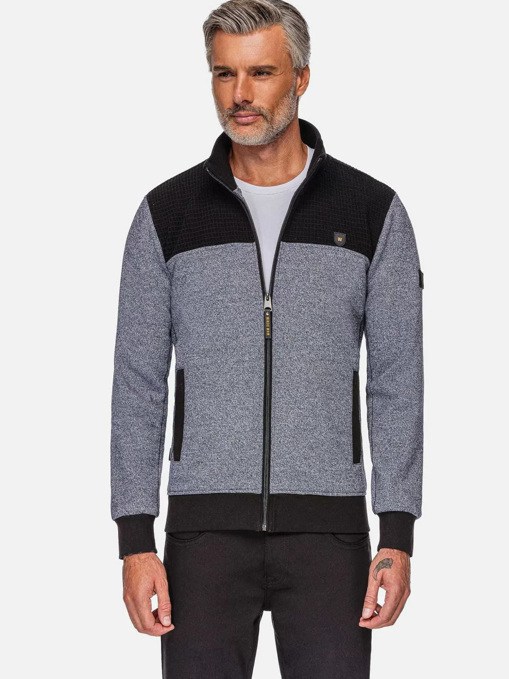 Wam Denim Vesten|Altena Turtle Nick Vesten Grey