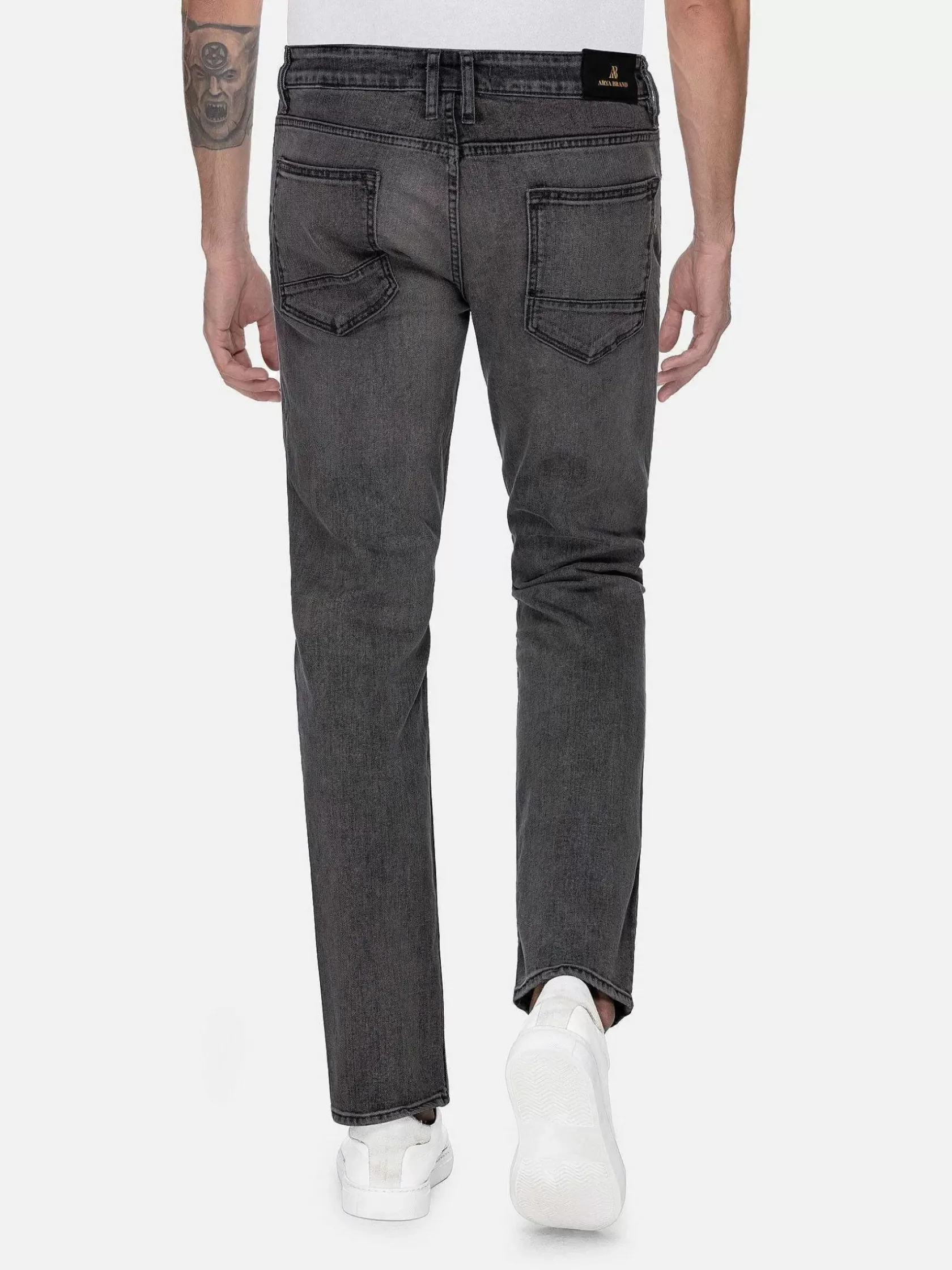 Wam Denim Jeans|Amaud Slim Stretch Grey Jeans