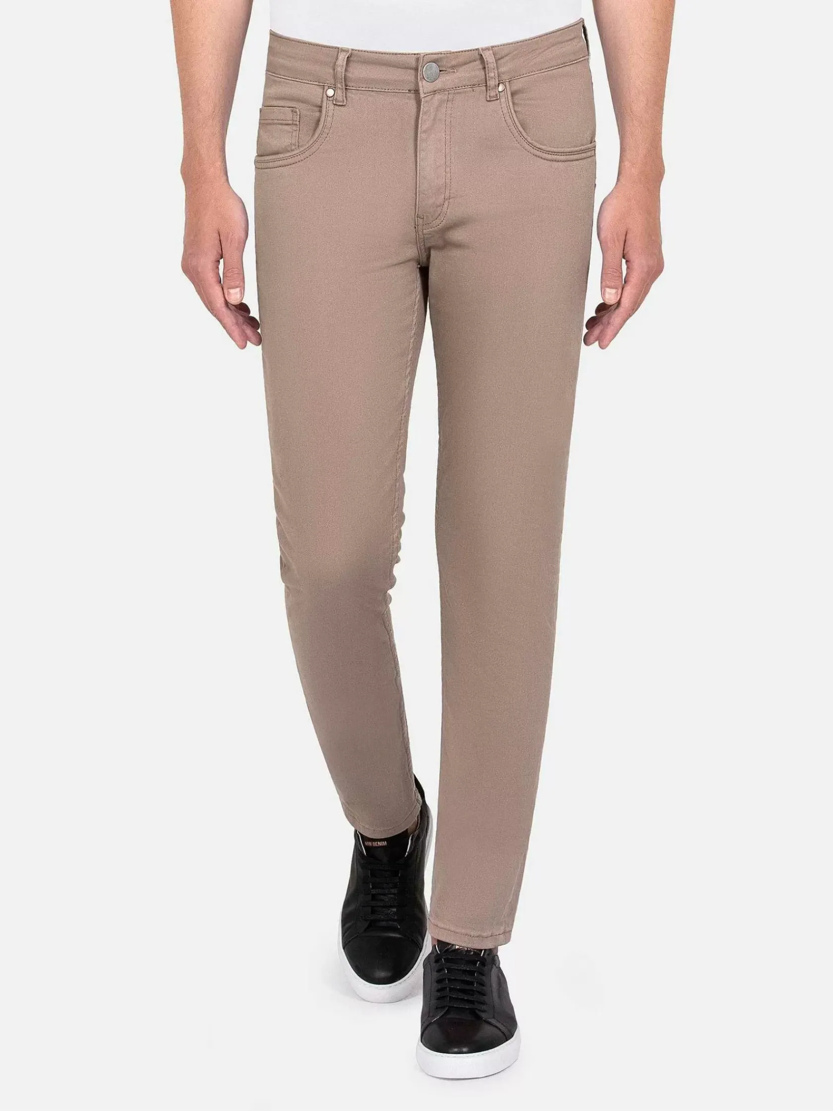 Wam Denim Jeans|Amou Slim Fit Beige Jean