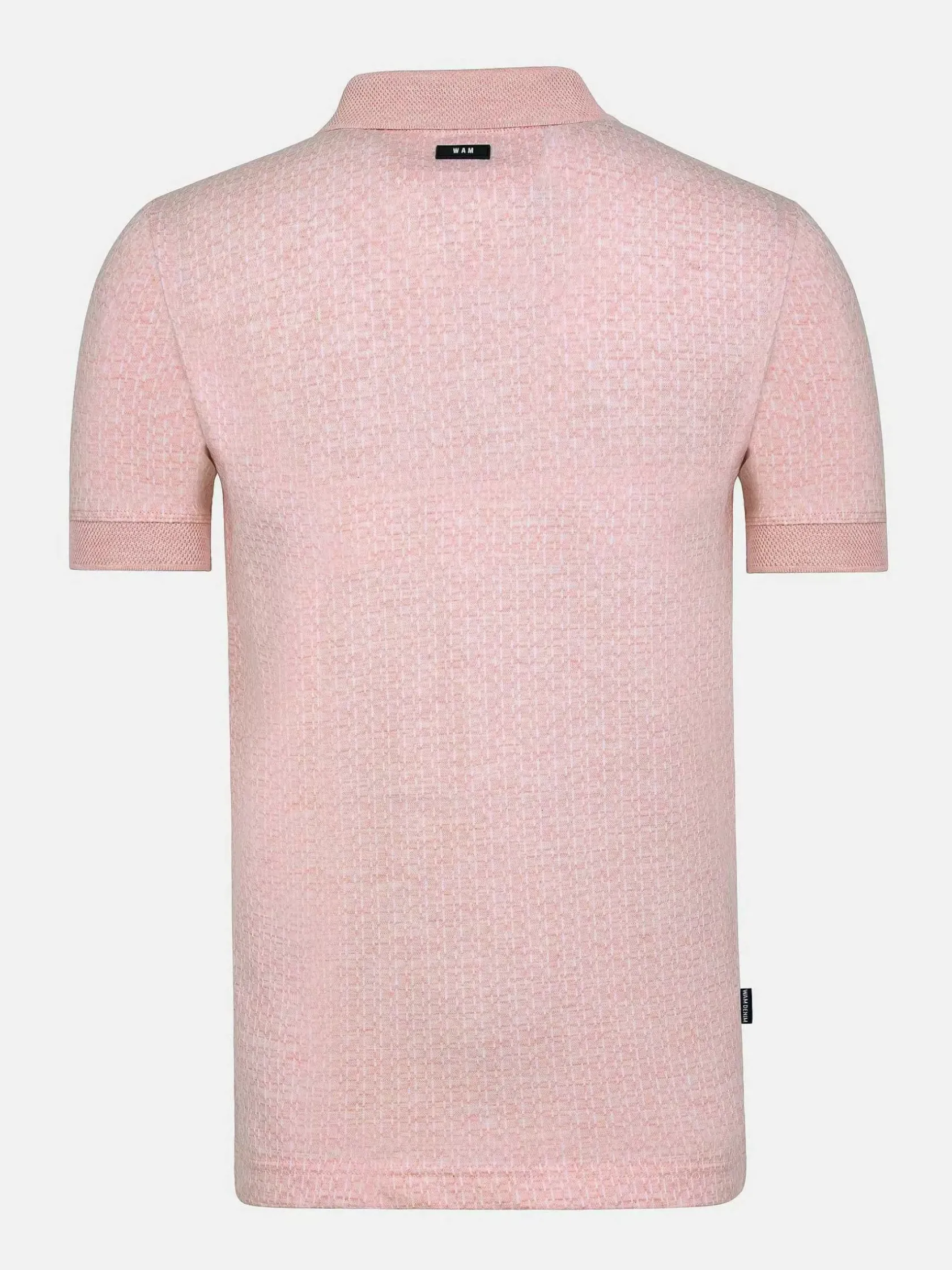 Wam Denim Polo'S|Aney Dynamic Texture Pink Polo