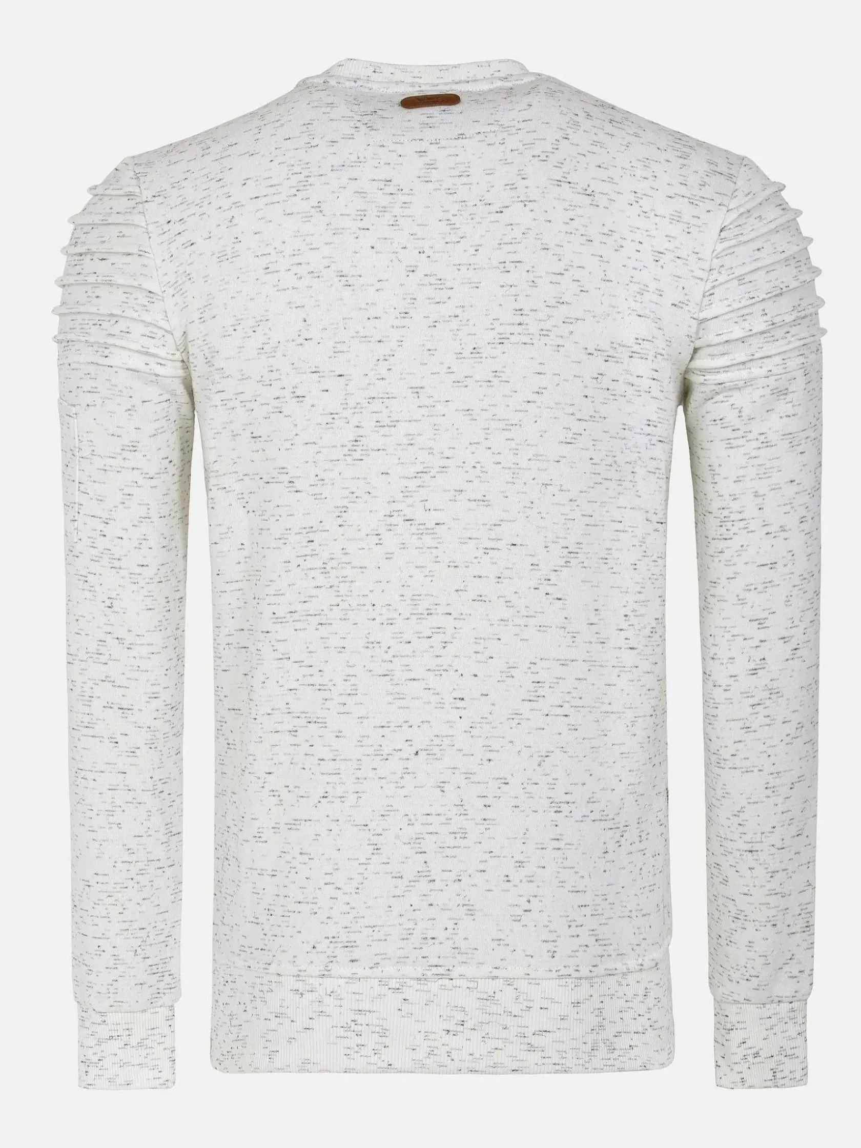 Wam Denim Sweaters|Anita Slim Fit Crew Neck Off-White Sweater