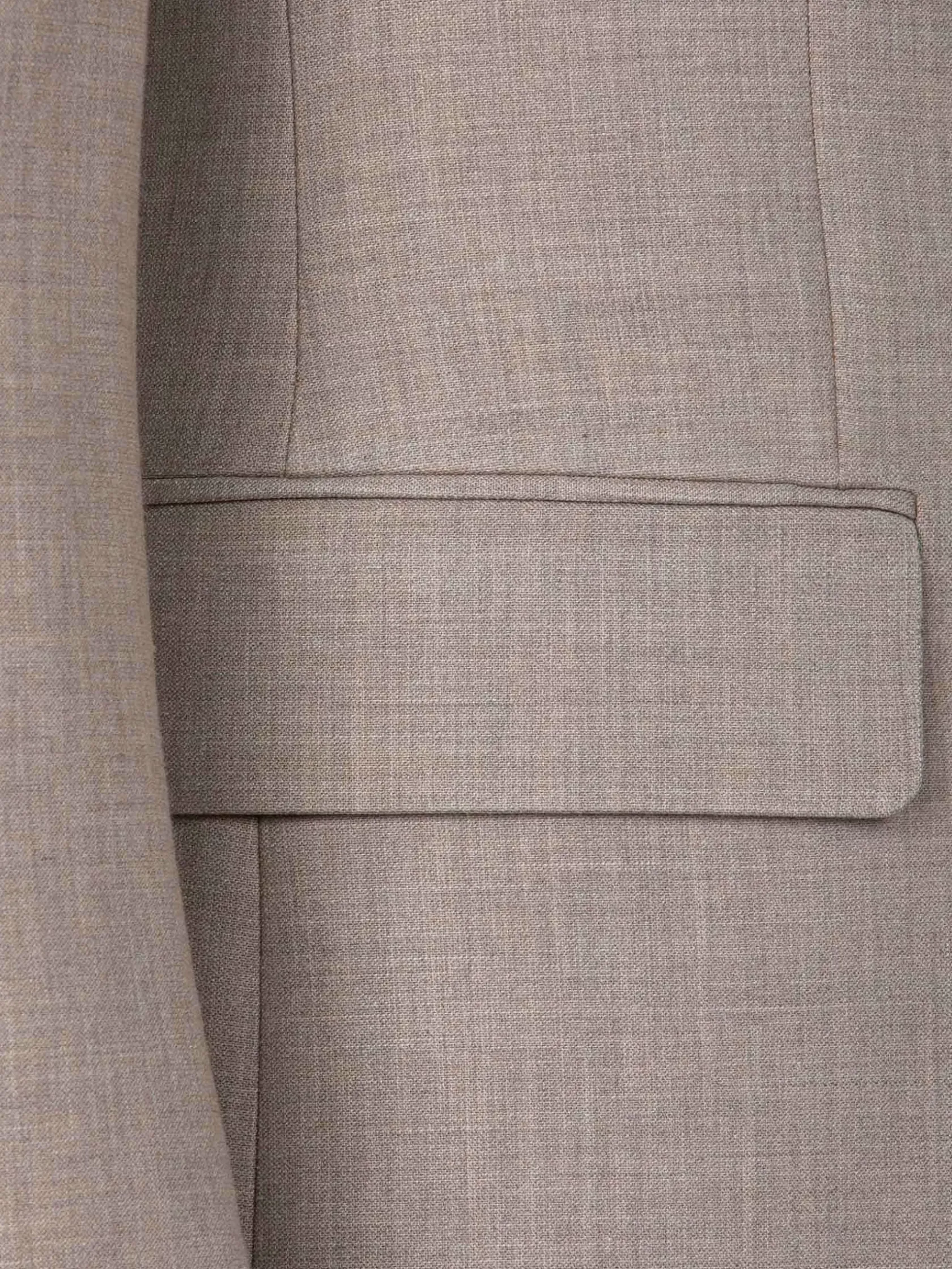 Wam Denim Colberts|Araya Peak Lapel Single Breast Beige Suit Blazer