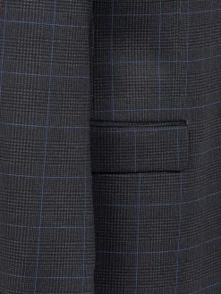 Wam Denim Colberts|Archer Checkered Indigo Navy Colbert
