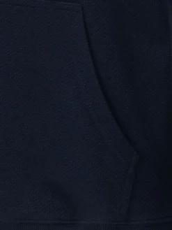 Wam Denim Sweaters|Arlo Stretched Navy Hoodie Shorts Set