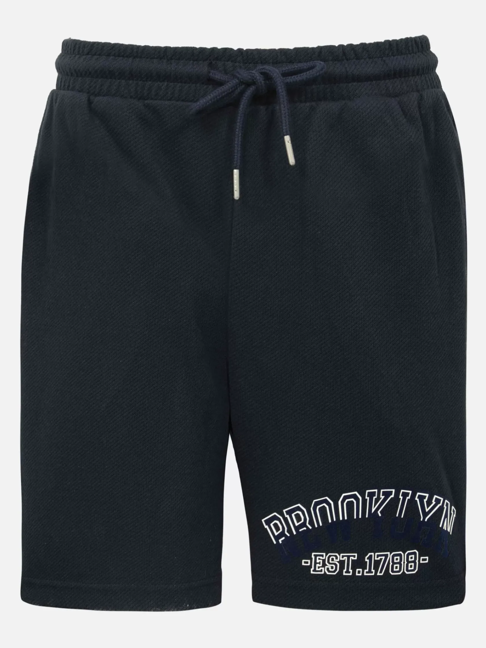 Wam Denim Sweaters|Arlo Stretched Navy Hoodie Shorts Set