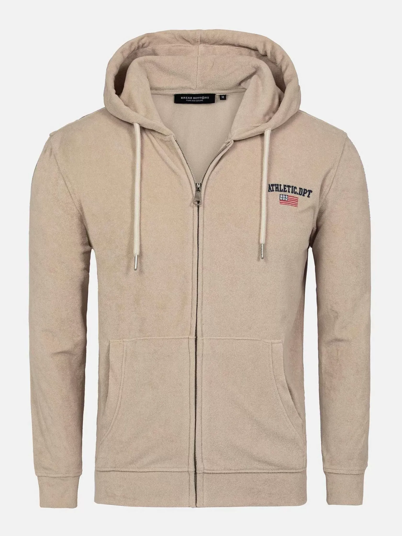 Wam Denim Sweaters|Avery Full Zipped Beige Hoodie Shorts Set