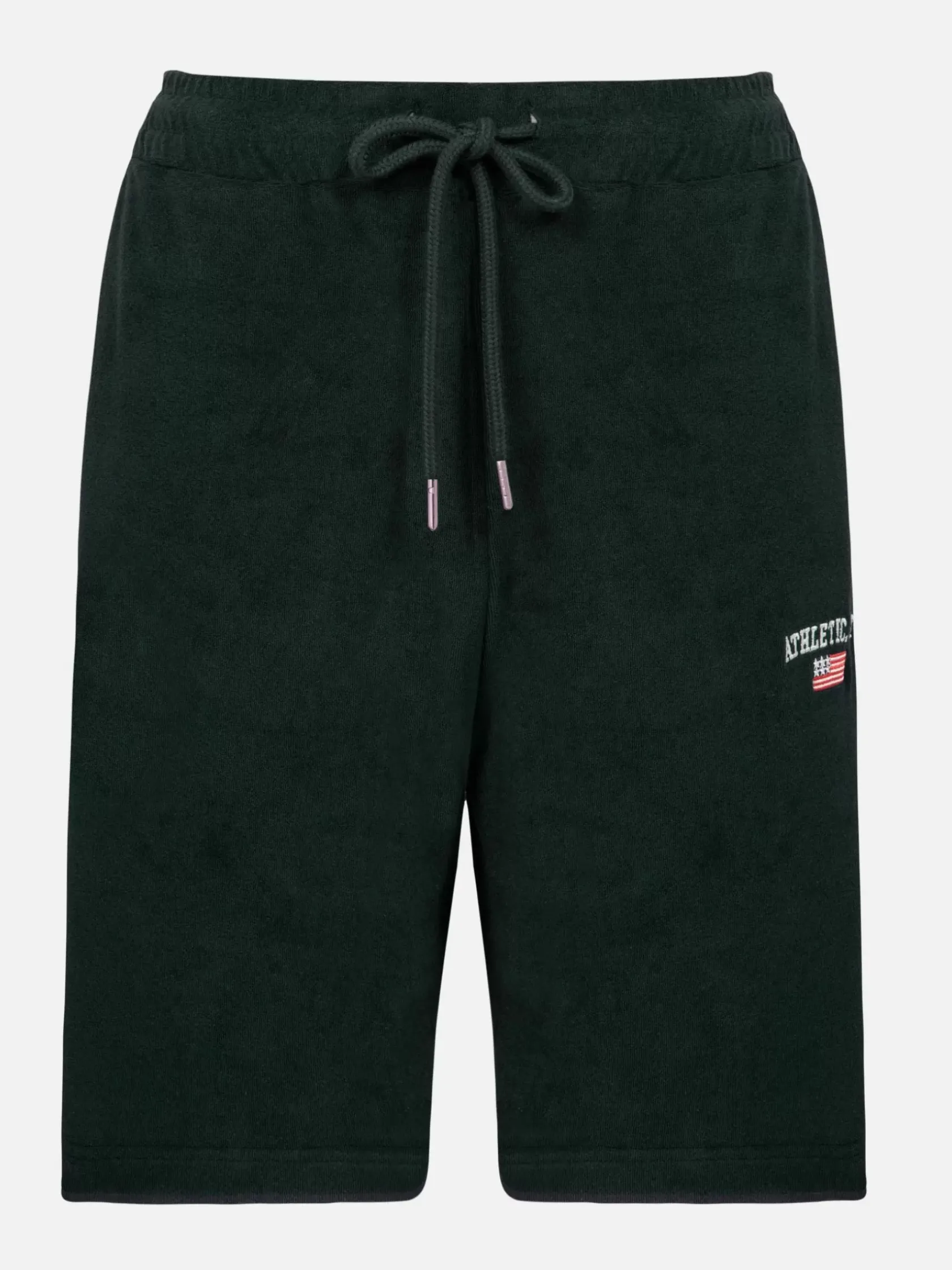 Wam Denim Sweaters|Avery Full Zipped Green Hoodie Shorts Set