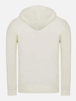 Wam Denim Sweaters|Avery Full Zipped White Hoodie Shorts Set