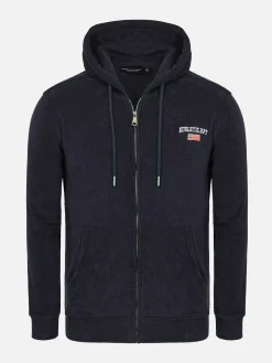 Wam Denim Sweaters|Avery Stretched Navy Hoodie Shorts Set