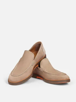 Wam Denim Schoenen|Beige Suede Loafer Schoenen