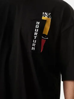 Wam Denim Streetwear|Braden Black T-Shirt