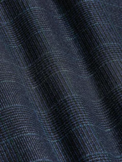 Wam Denim Colberts|Branco Micro Patterned Navy Blazer
