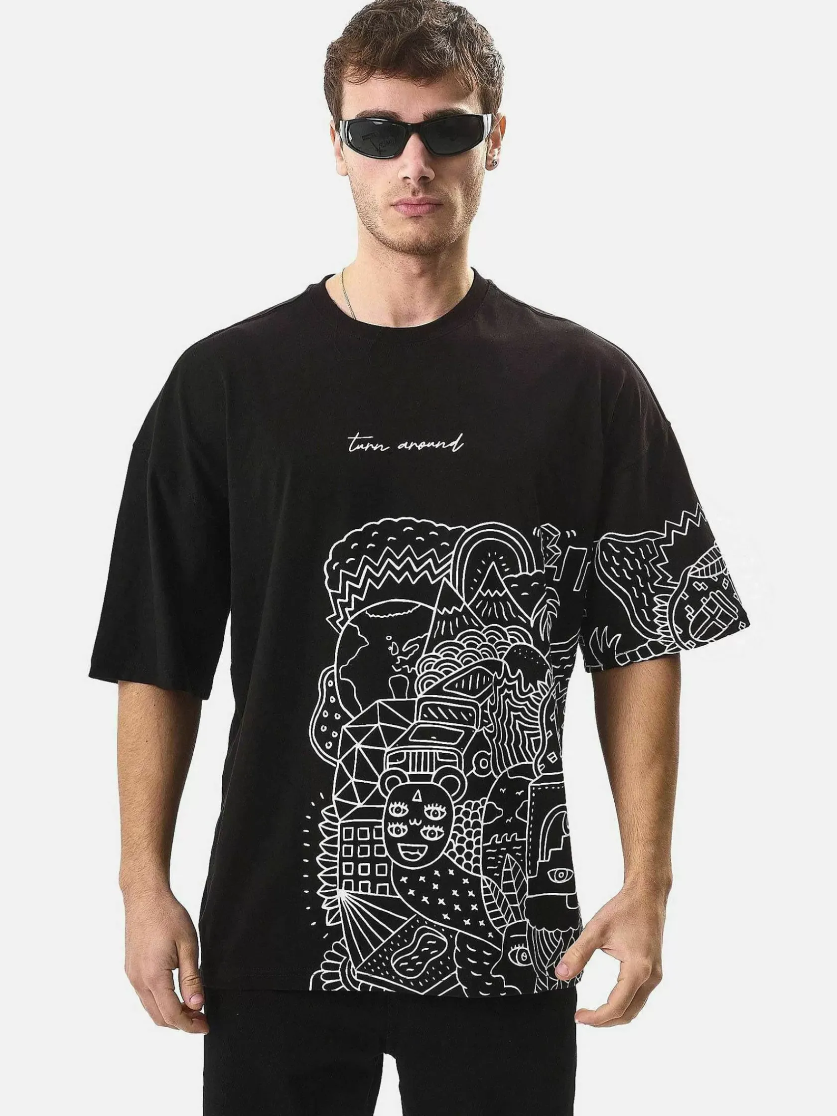 Wam Denim Streetwear|Brecken Black T-Shirt