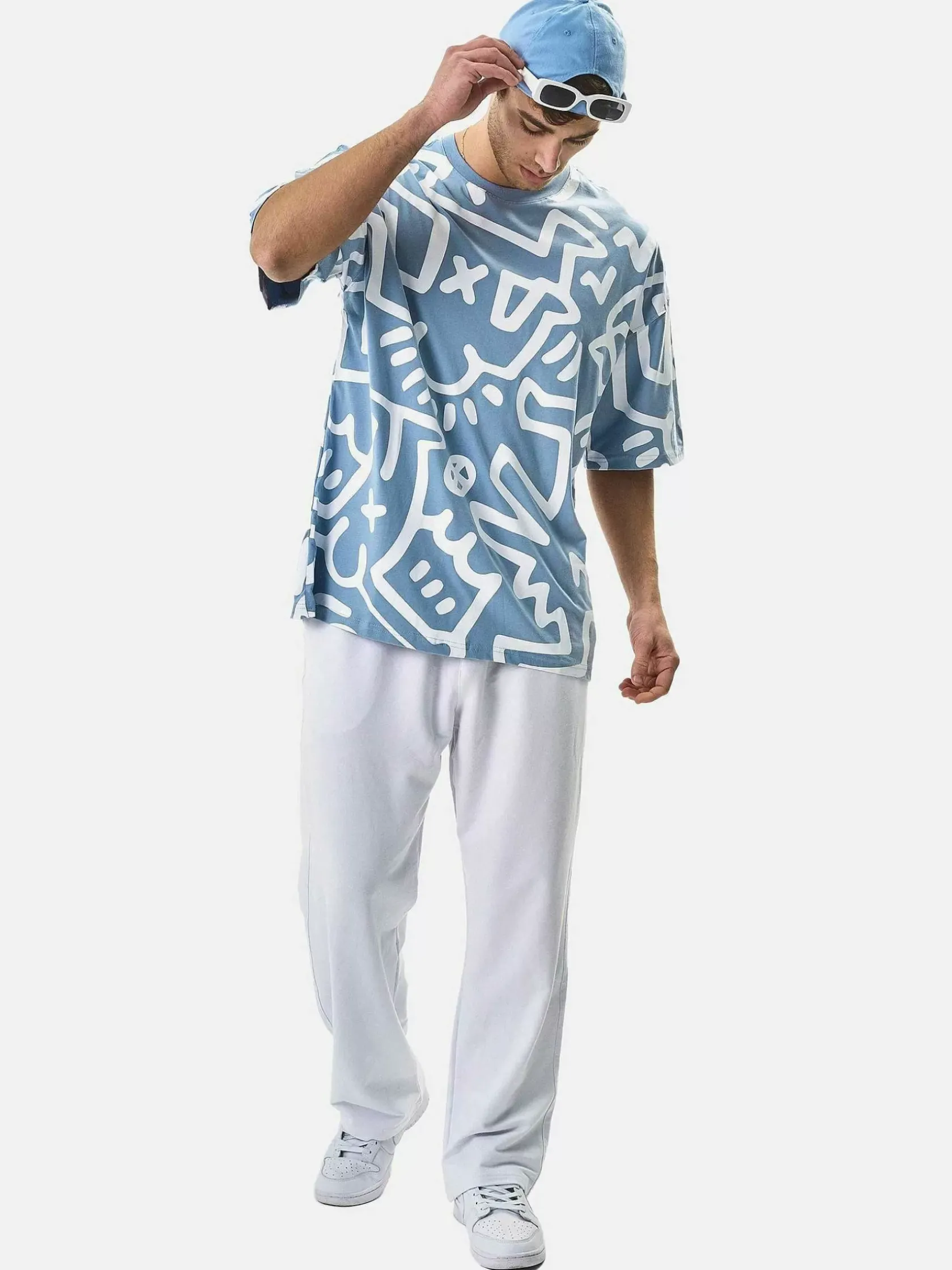 Wam Denim Streetwear|Byron Light Blue T-Shirt
