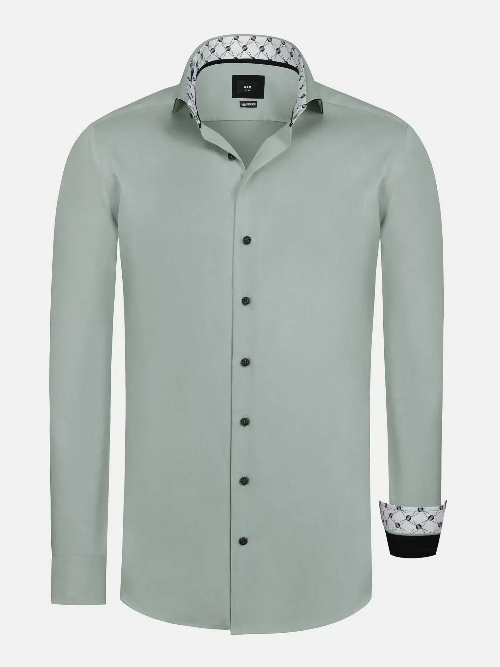 Wam Denim Overhemd Lange Mouwen|Caesar Light Menthol Overhemd