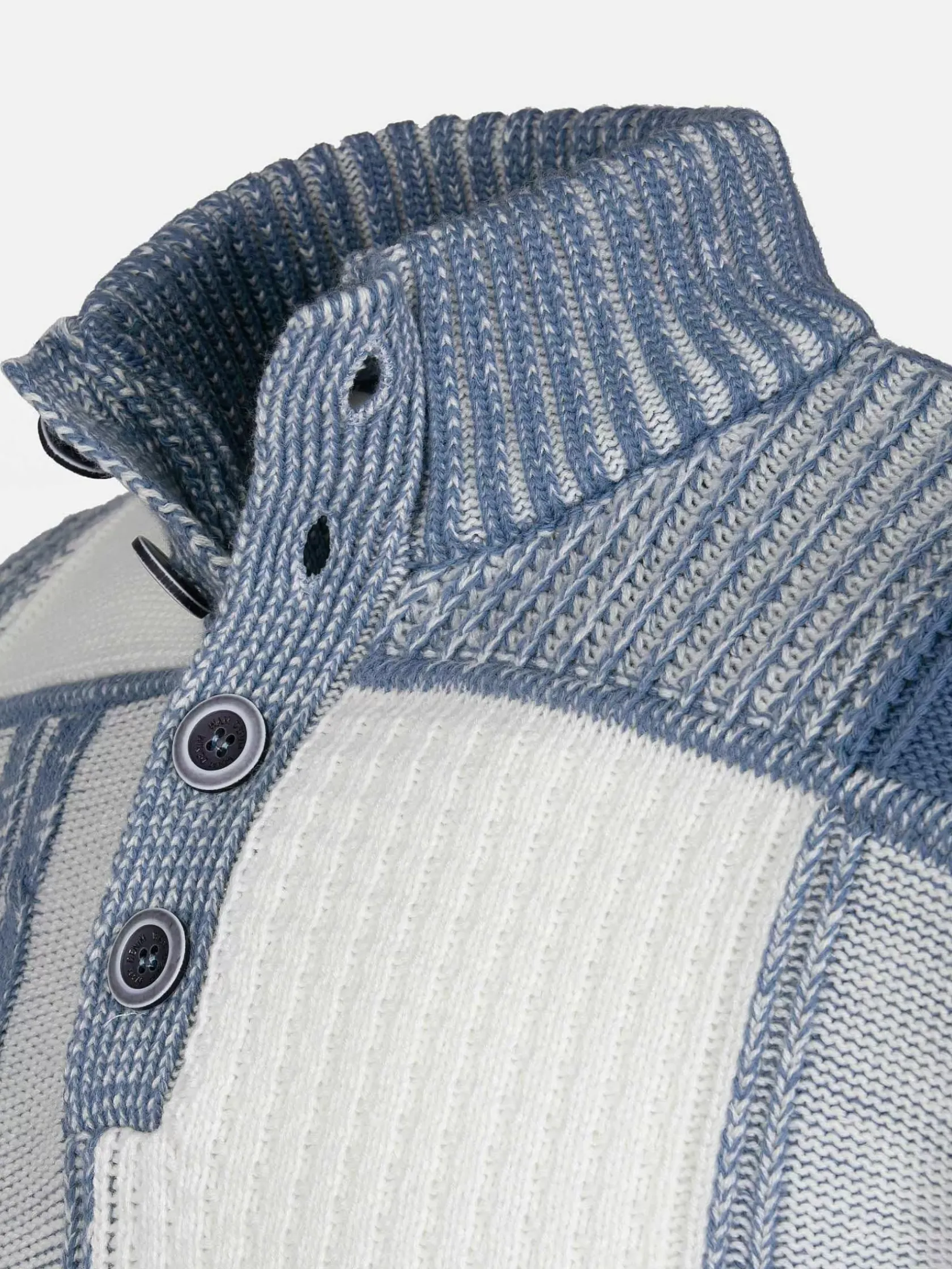Wam Denim Truien|Cambridge Pattern Blue White Truien