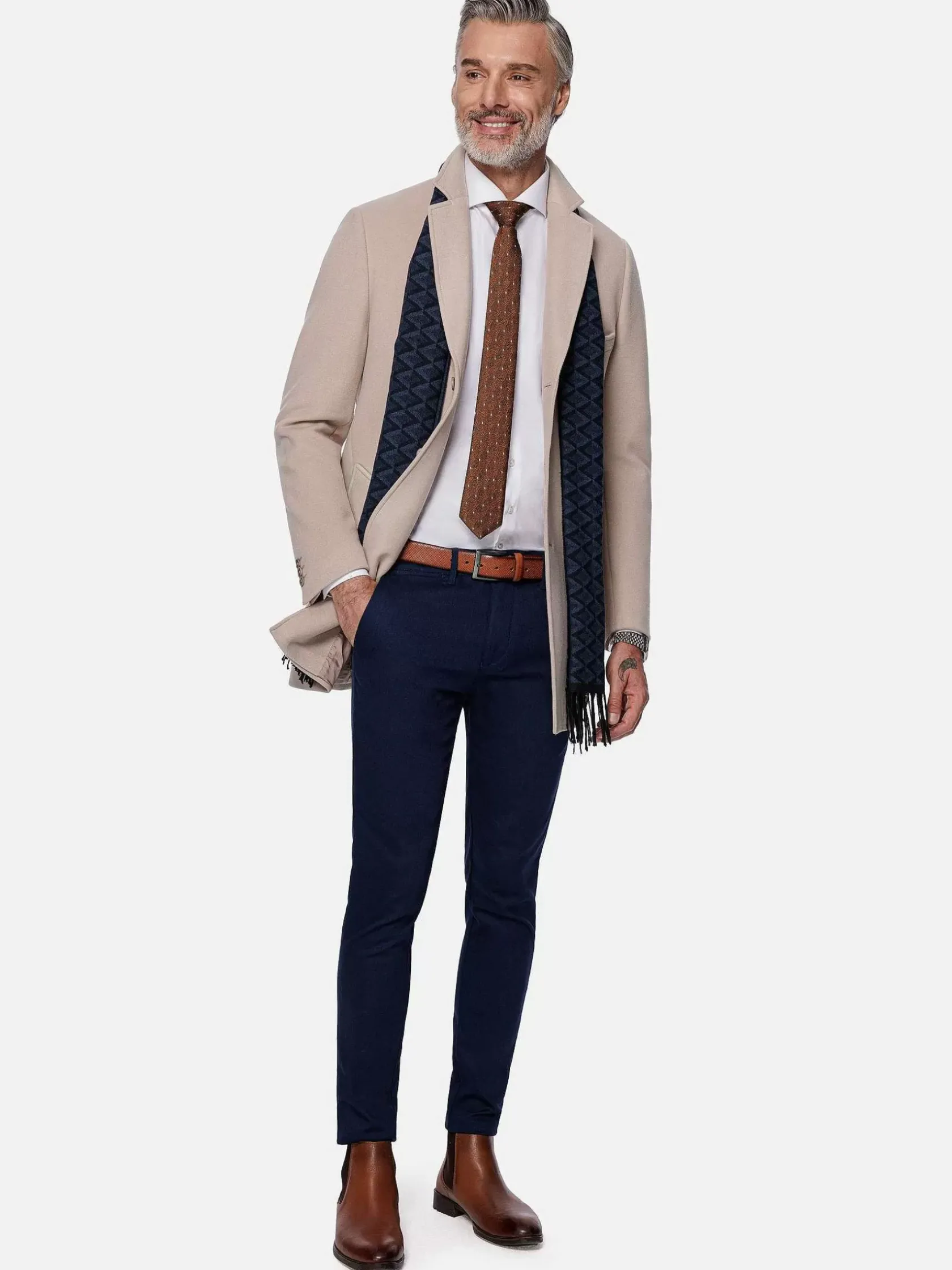 Wam Denim Manteljassen|Camelot Slide Pocket Beige Mantelassen
