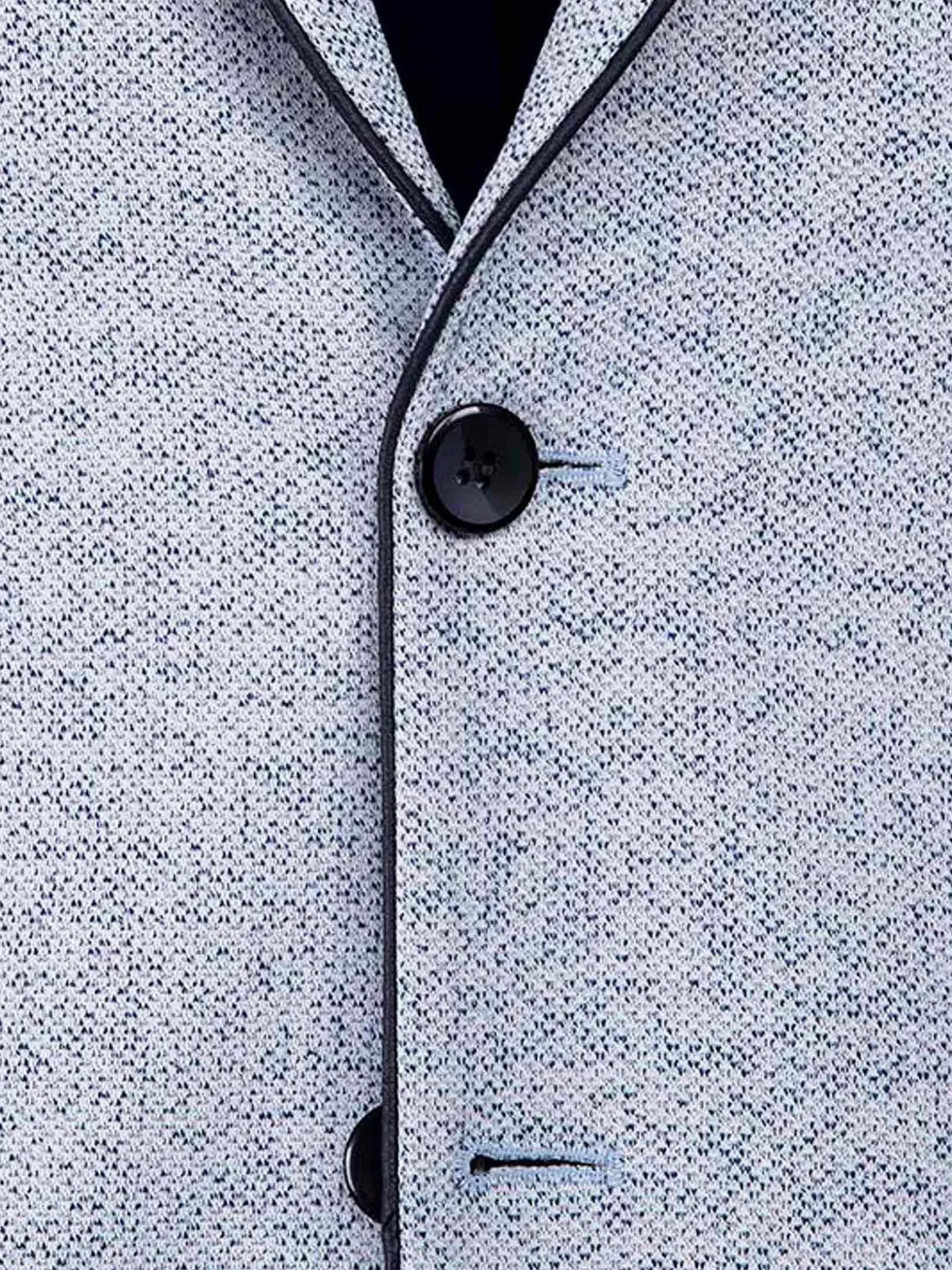 Wam Denim Colberts|Catania Modern Fit White Navy Colbert