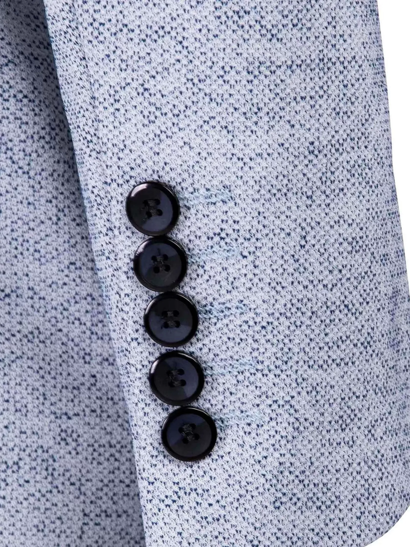 Wam Denim Colberts|Catania Modern Fit White Navy Colbert