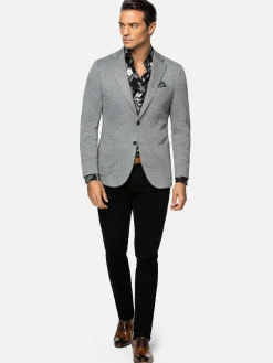 Wam Denim Colberts|Colbert 74123 Bern Grey