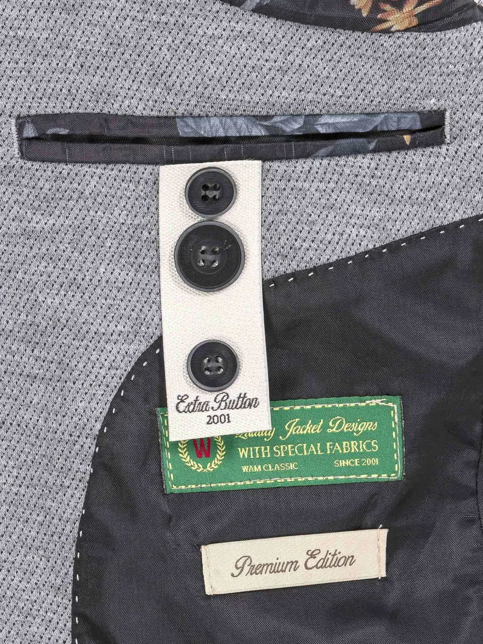Wam Denim Colberts|Colbert 74123 Bern Grey