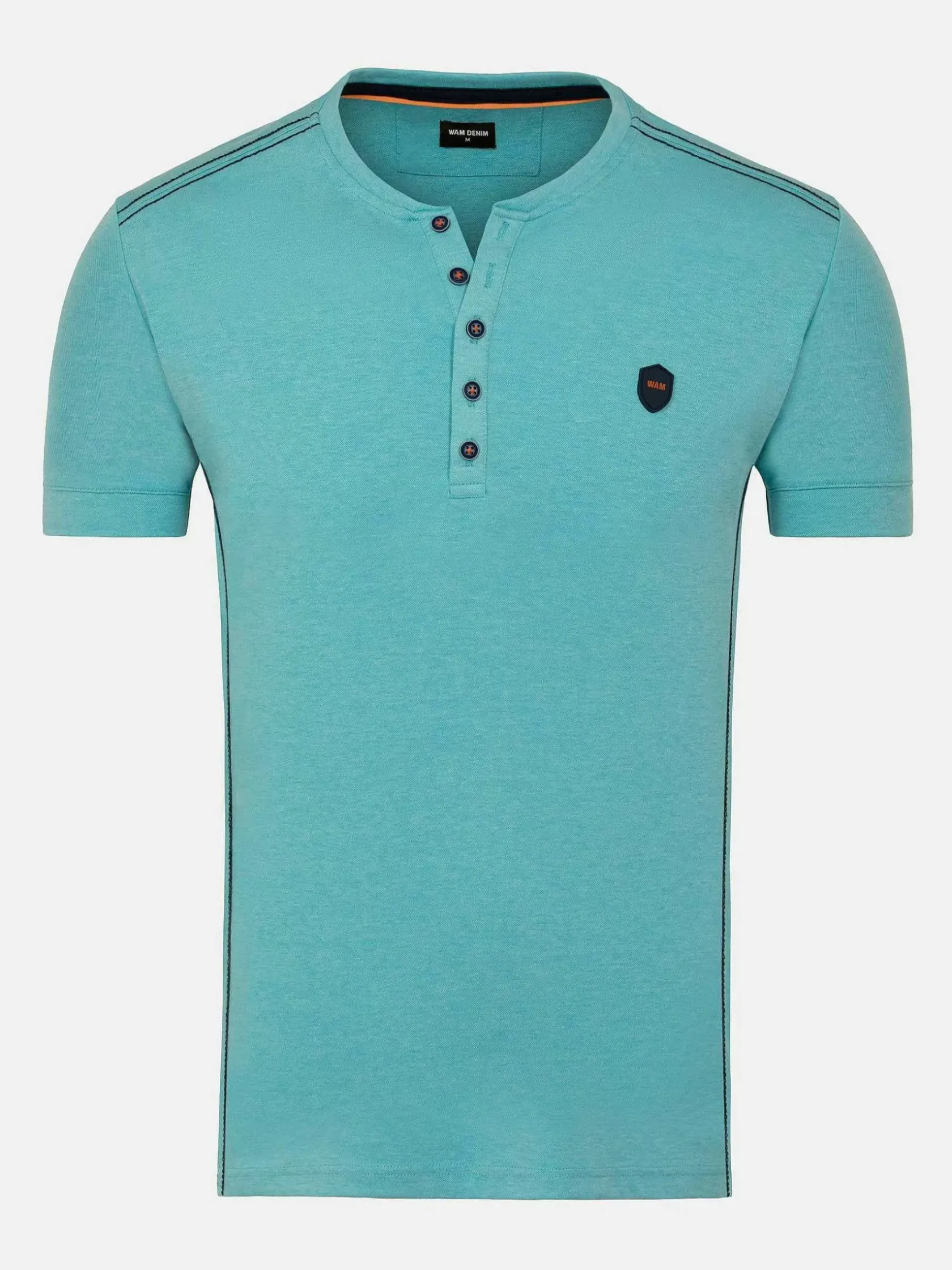 Wam Denim T-Shirts|Colter Turquoise T-Shirt