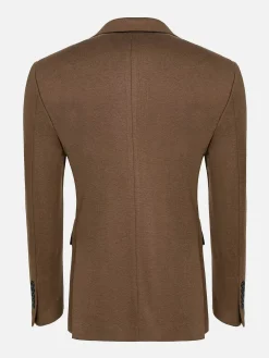 Wam Denim Colberts|Crouse Wide Lapel Brown Colbert