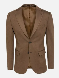 Wam Denim Colberts|Crouse Wide Lapel Brown Colbert