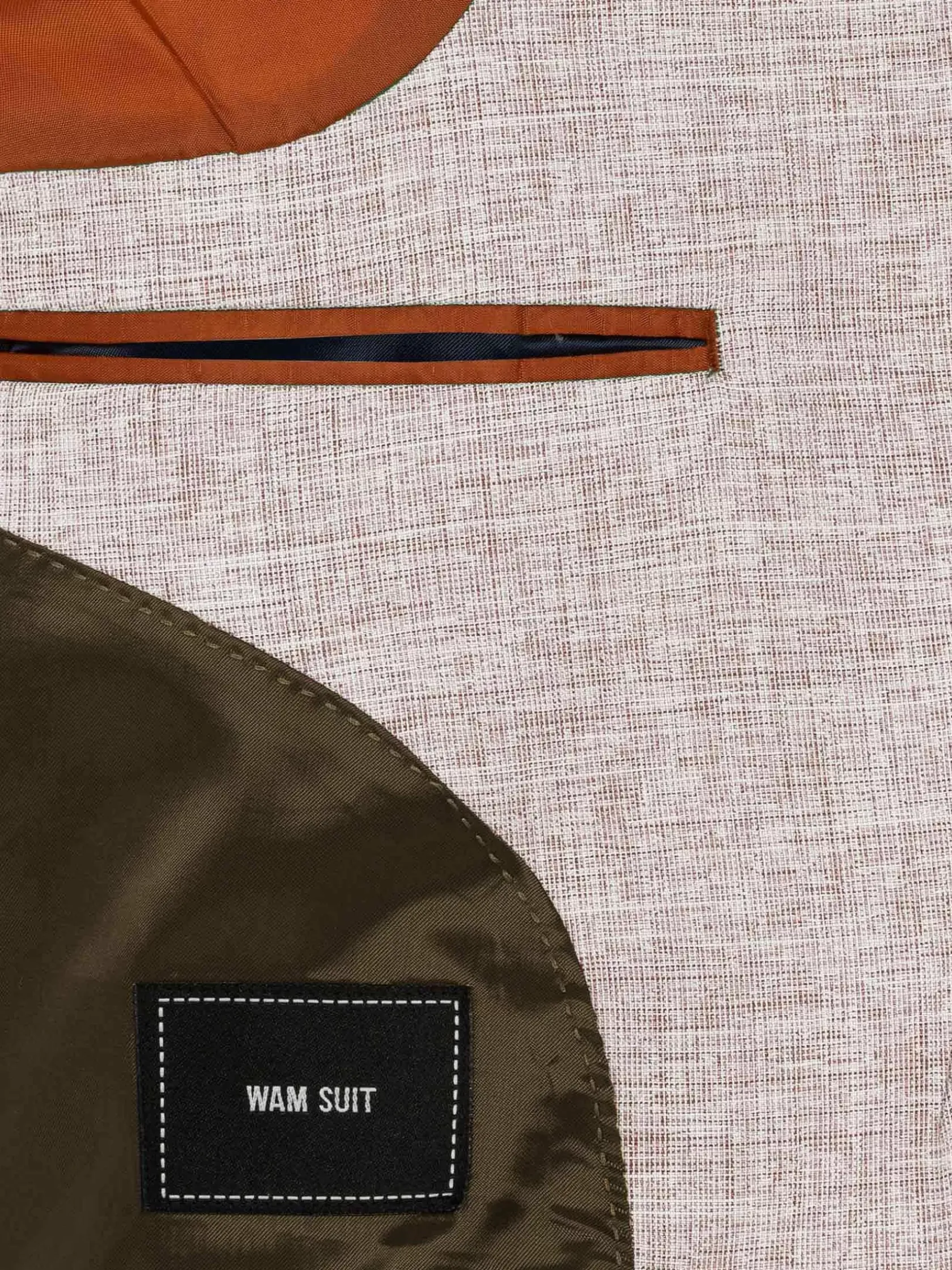 Wam Denim Colberts|Cullen Single Breast Beige Colbert