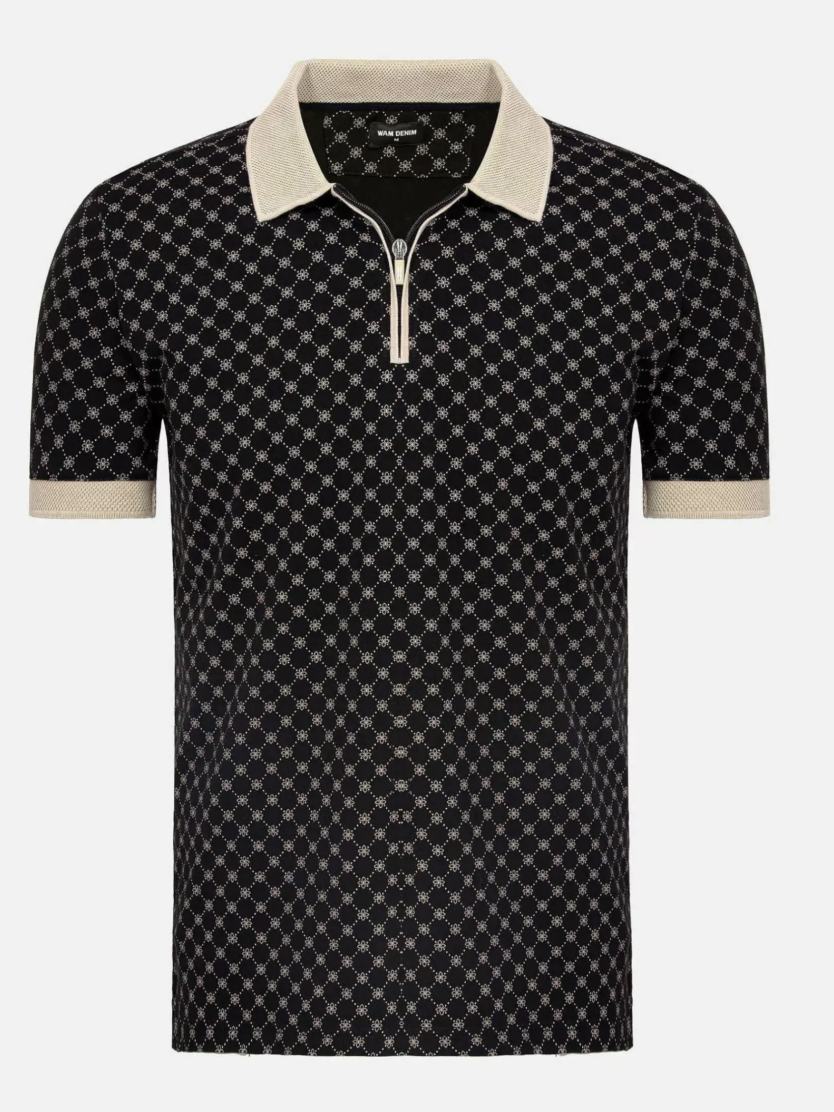 Wam Denim Polo'S|Dario Black Polo