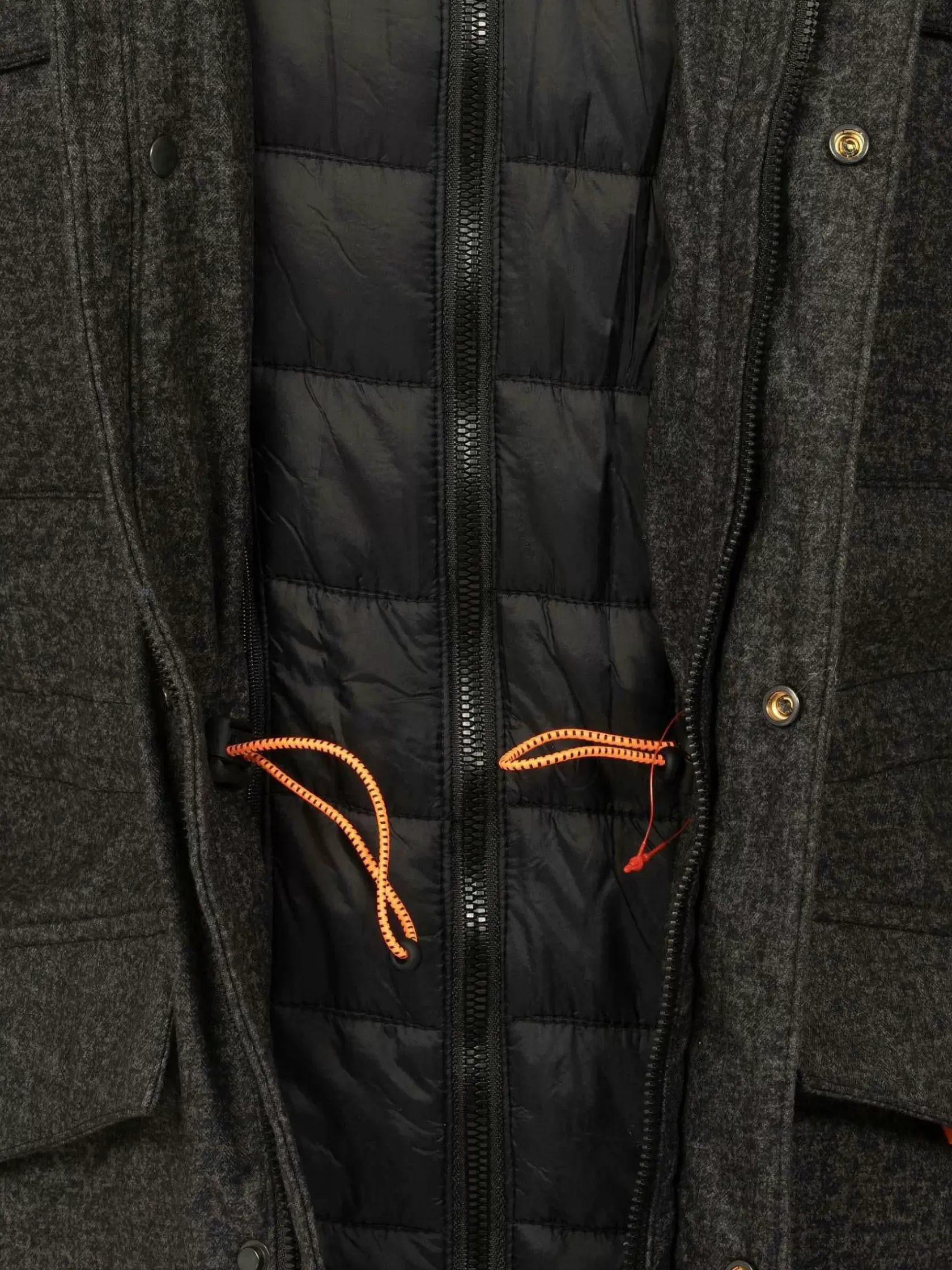 Wam Denim Winterjassen|Dean Modern Fit Winter Anthracite Jassen