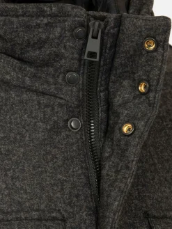 Wam Denim Winterjassen|Dean Modern Fit Winter Anthracite Jassen