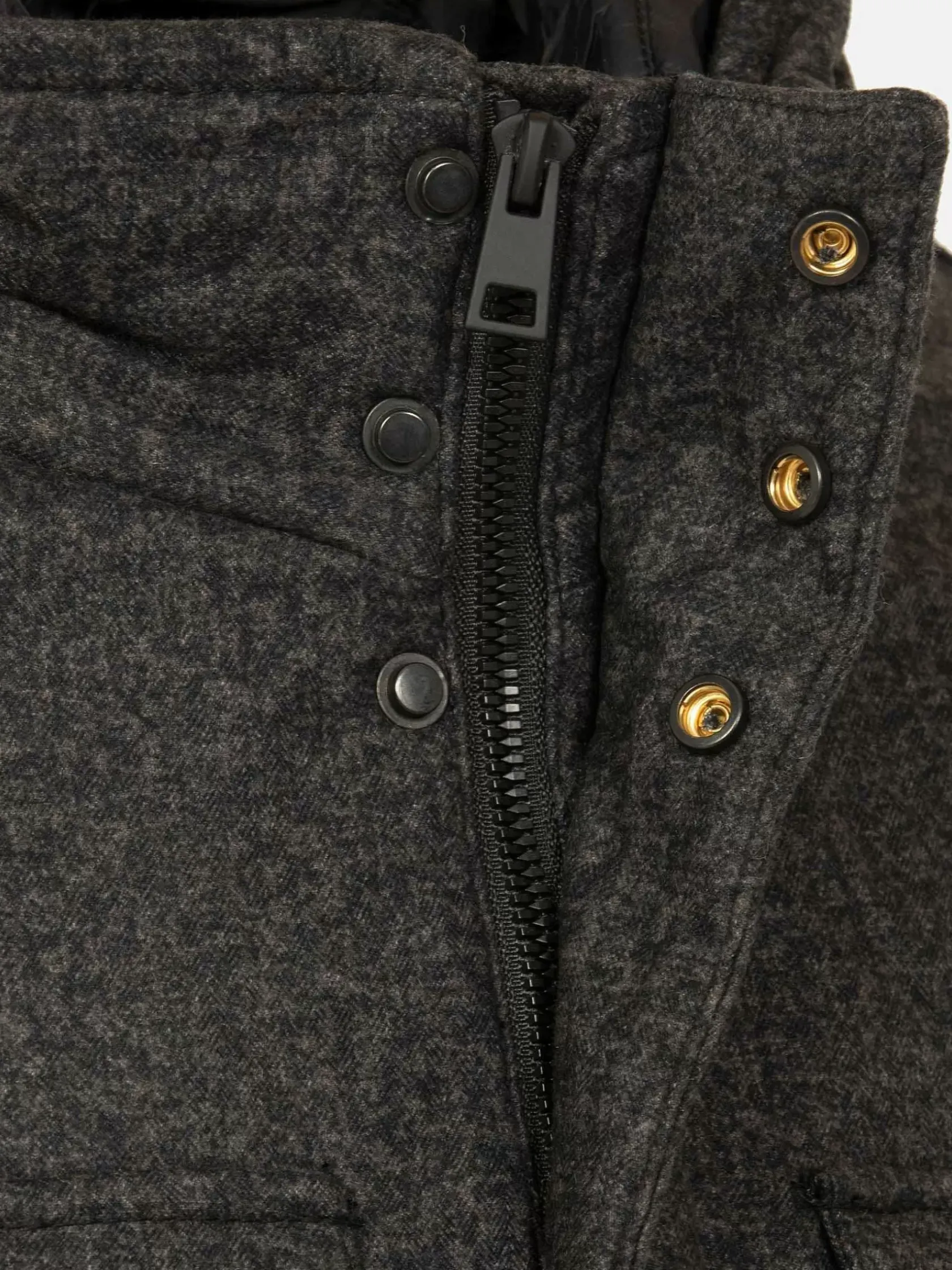 Wam Denim Winterjassen|Dean Modern Fit Winter Anthracite Jassen