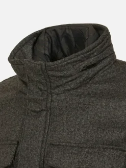 Wam Denim Winterjassen|Dean Modern Fit Winter Anthracite Jassen