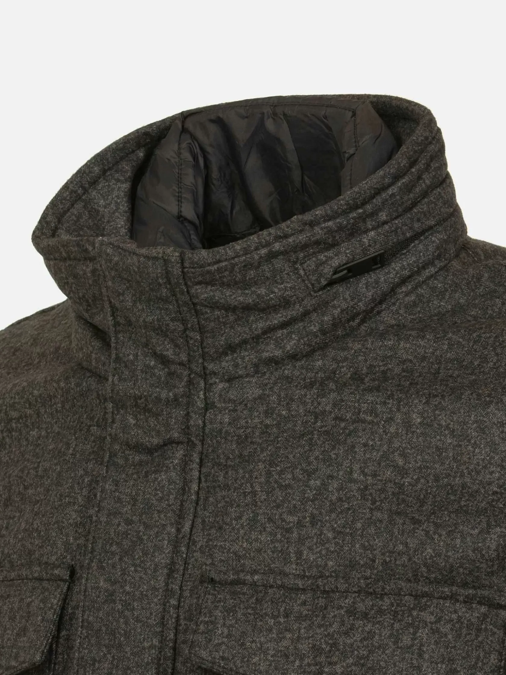 Wam Denim Winterjassen|Dean Modern Fit Winter Anthracite Jassen