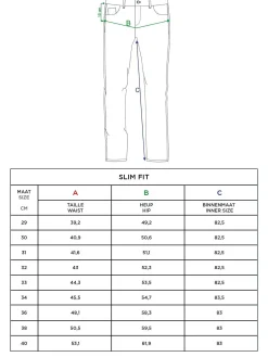 Wam Denim Jeans|Dickinson Tailored Fit Light Navy Jeans