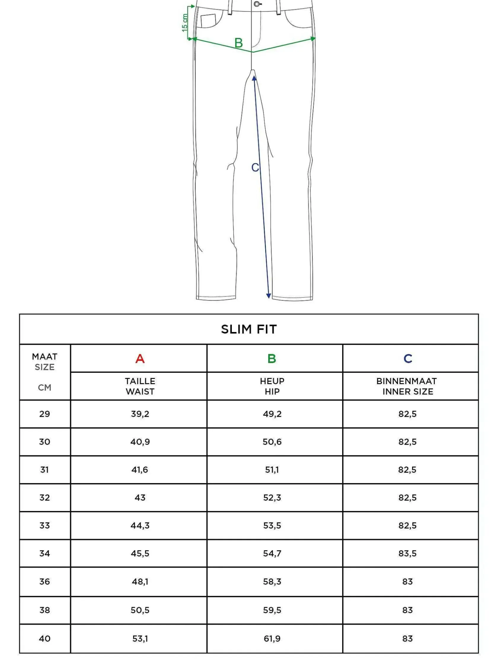 Wam Denim Jeans|Dickinson Tailored Fit Light Navy Jeans