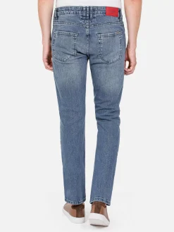 Wam Denim Jeans|Dickinson Tailored Fit Light Navy Jeans