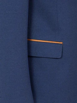 Wam Denim Colberts|Dwayne Notched Lapel Light Navy Colbert