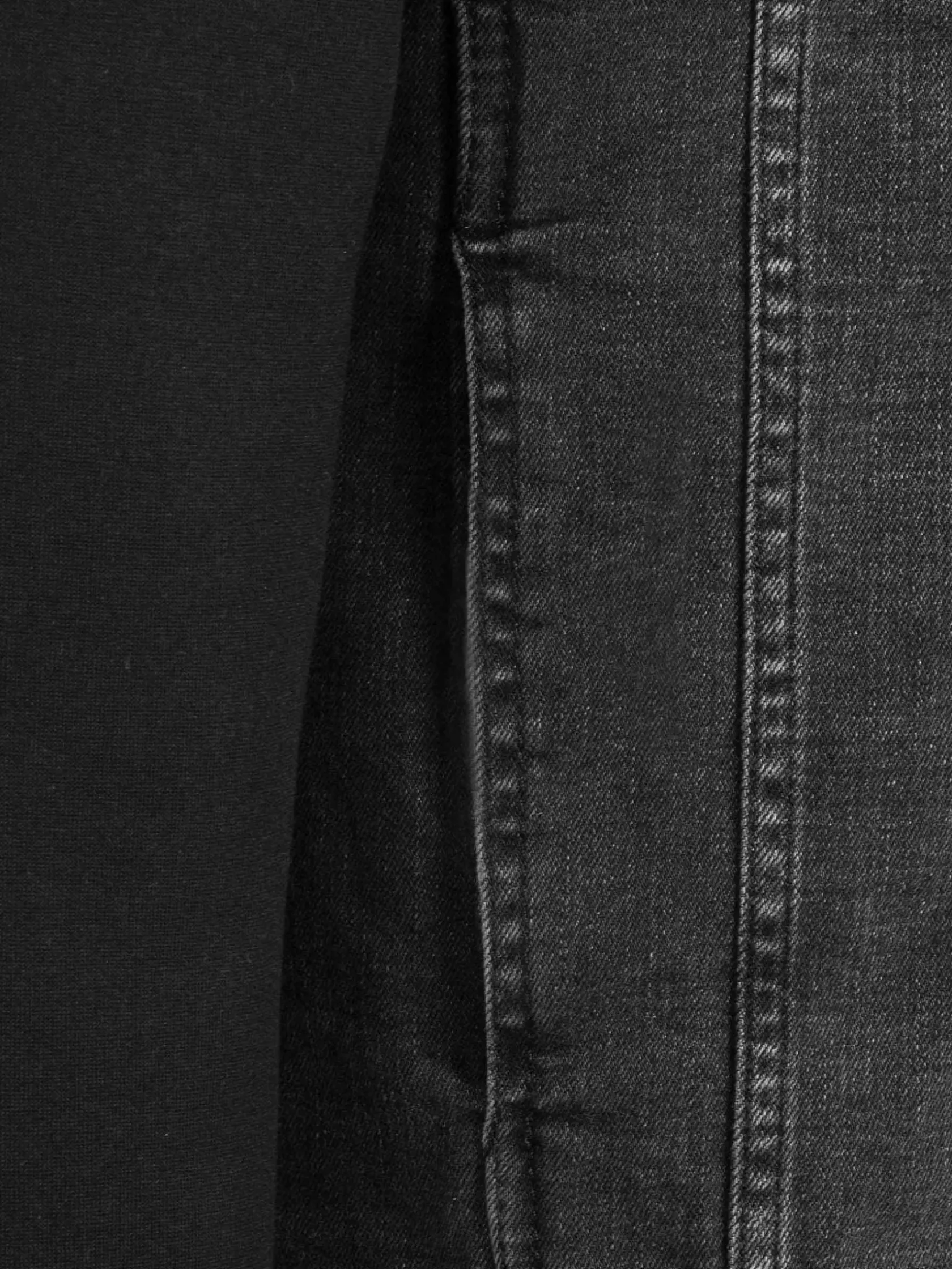Wam Denim Vesten|Echten Slim Fit Hoodie Black Vesten