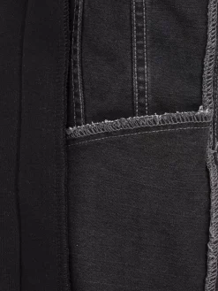 Wam Denim Vesten|Echten Slim Fit Hoodie Black Vesten