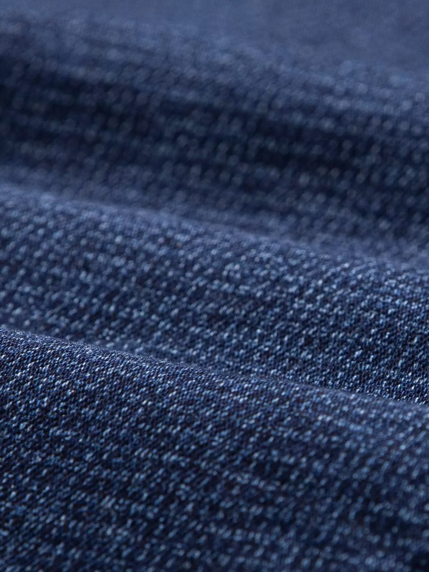 Wam Denim Vesten|Echten Slim Fit Hoodie Navy Vesten