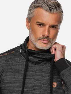 Wam Denim Sweaters|Ember Turtlenecked Black Sweater