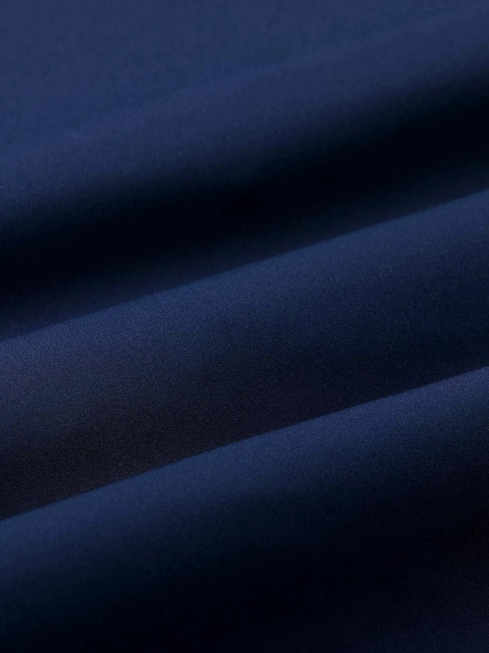 Wam Denim Overhemd Lange Mouwen|Everest Stretched Navy Overhemd Lange Mouw