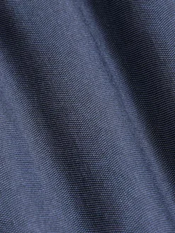 Wam Denim Overhemd Lange Mouwen|Flers Double Collar Dark Indigo Overhemd Lange Mouw